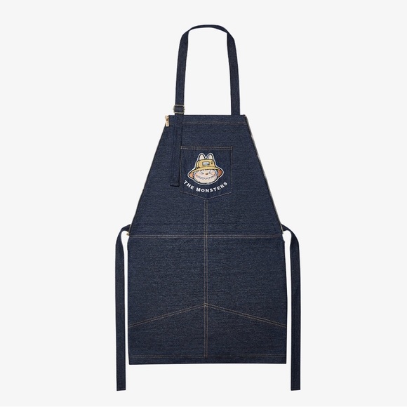 Pop Mart Labubu The Monster Denim Apron Bag - Picture 6 of 13